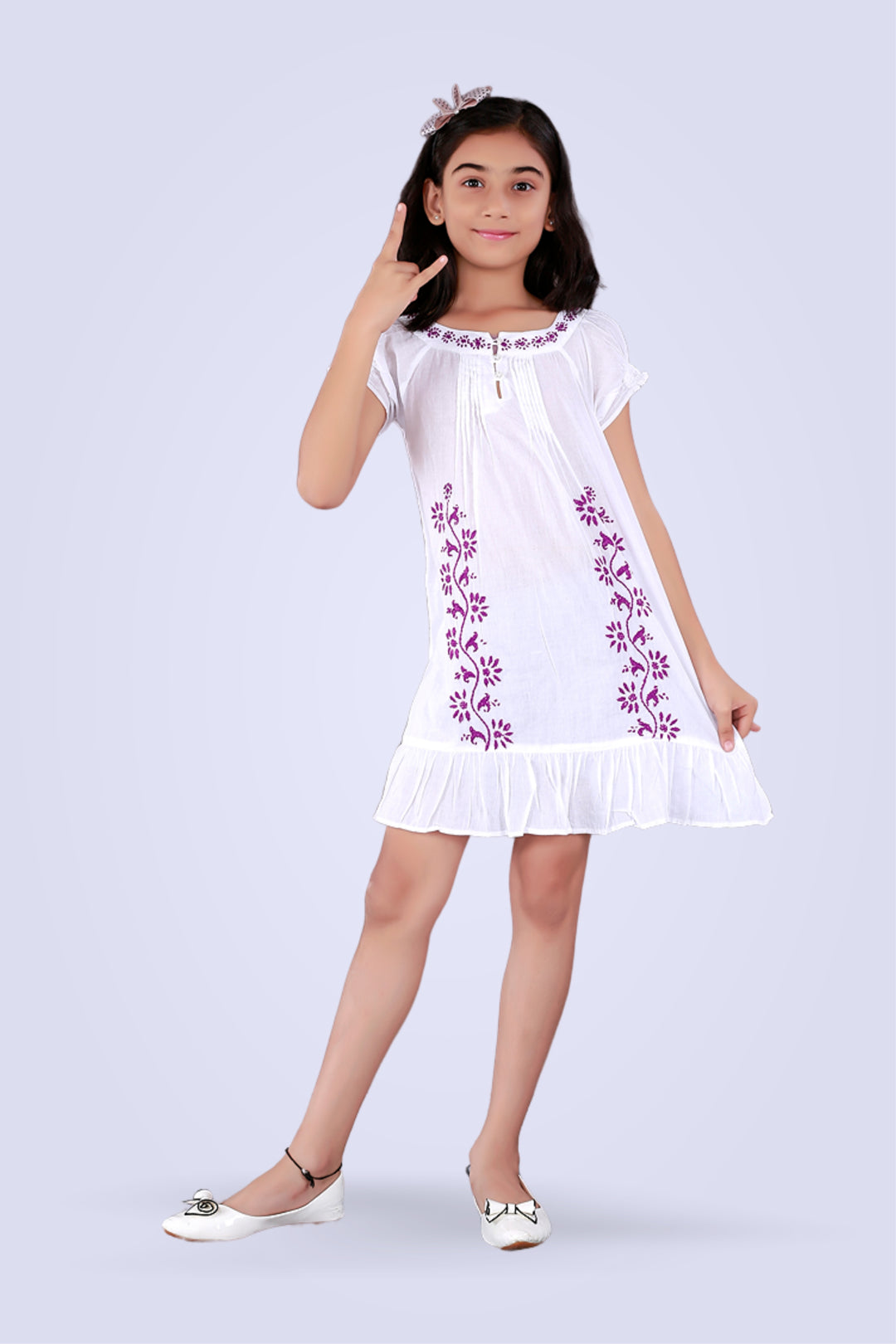 Jasmine Kids Tunic – Mystical Dark Purple