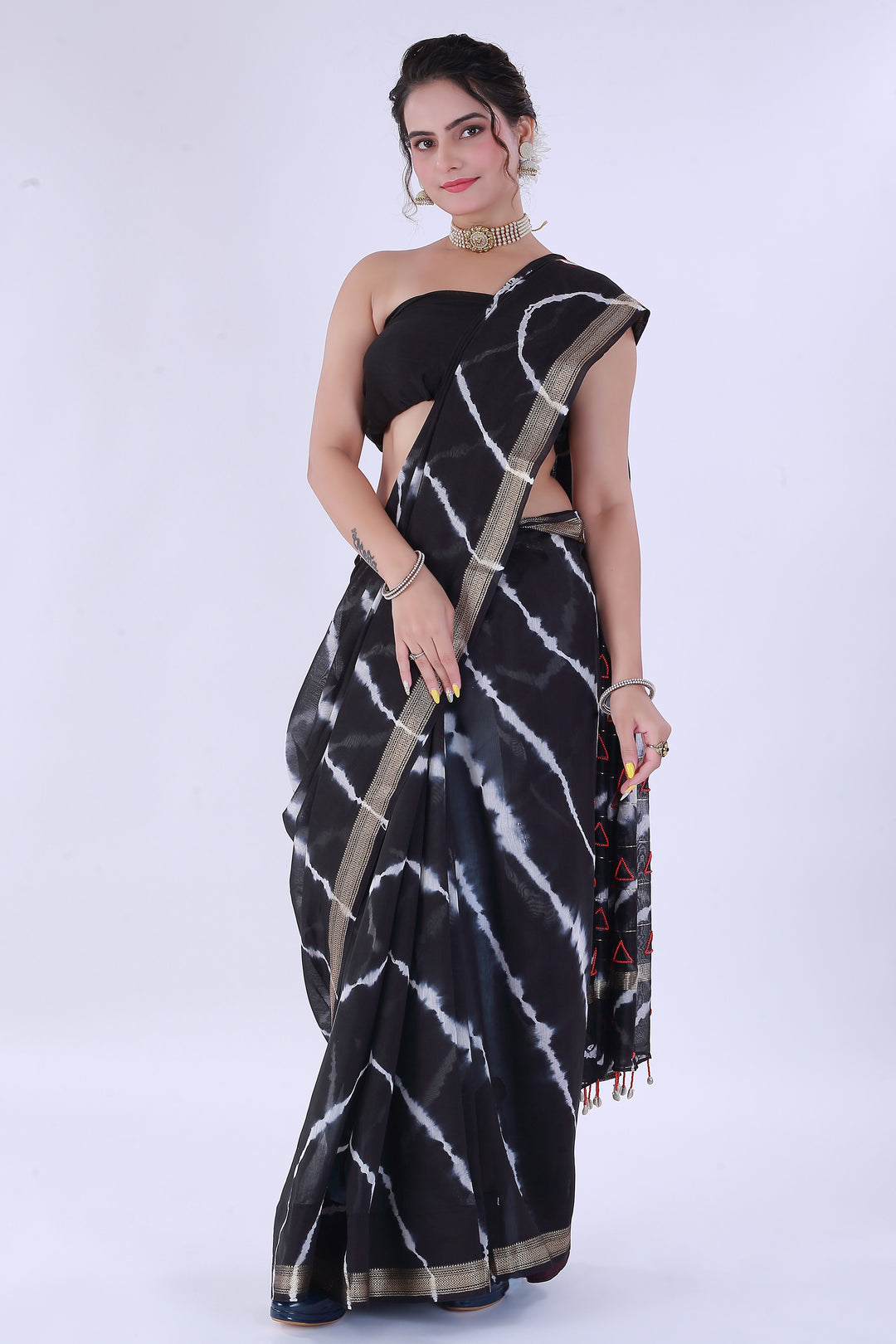 Trikon Kaali Saree – Triangle of Grace - Nirsha