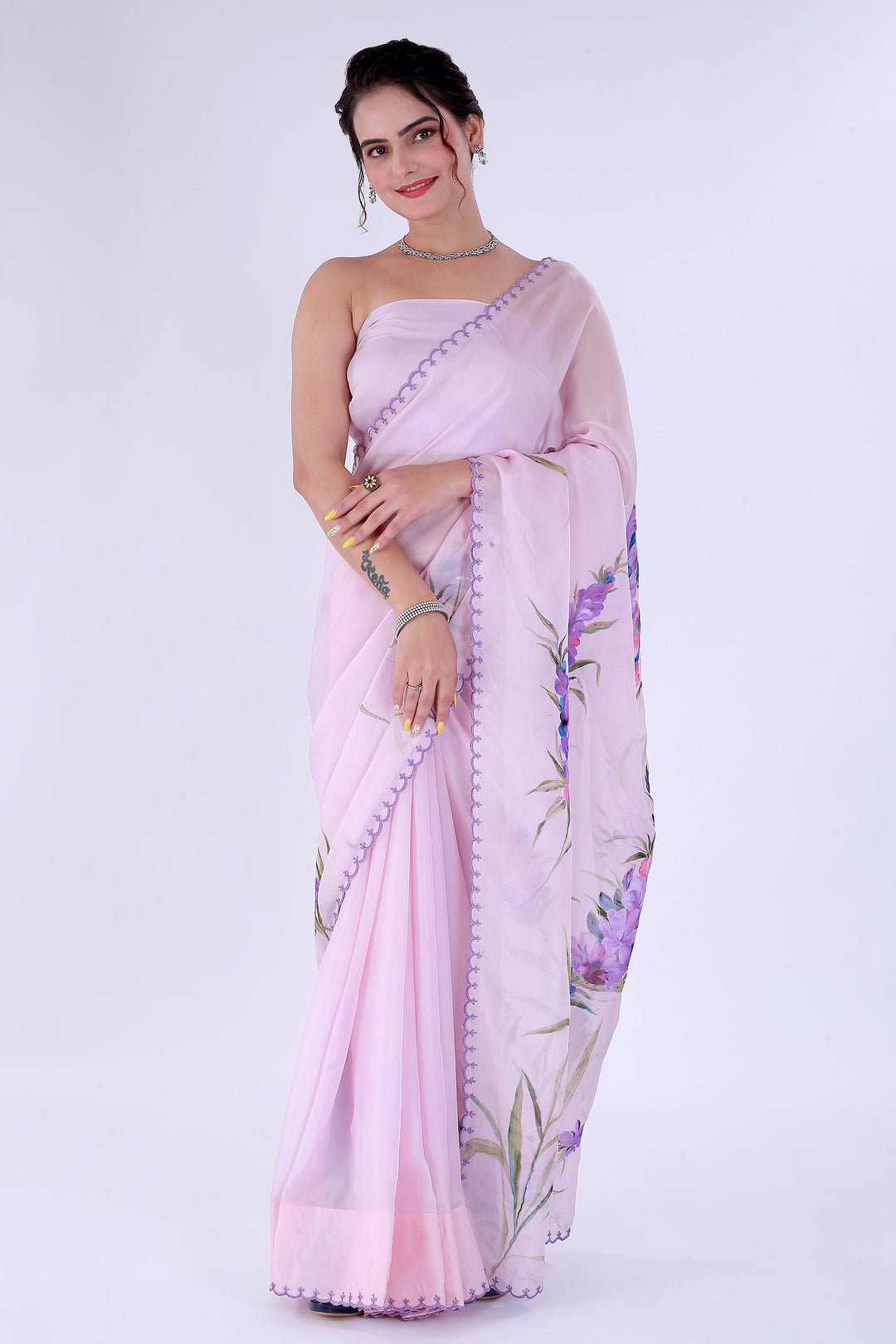 Love Lavender Saree – Lavender Romance - Nirsha