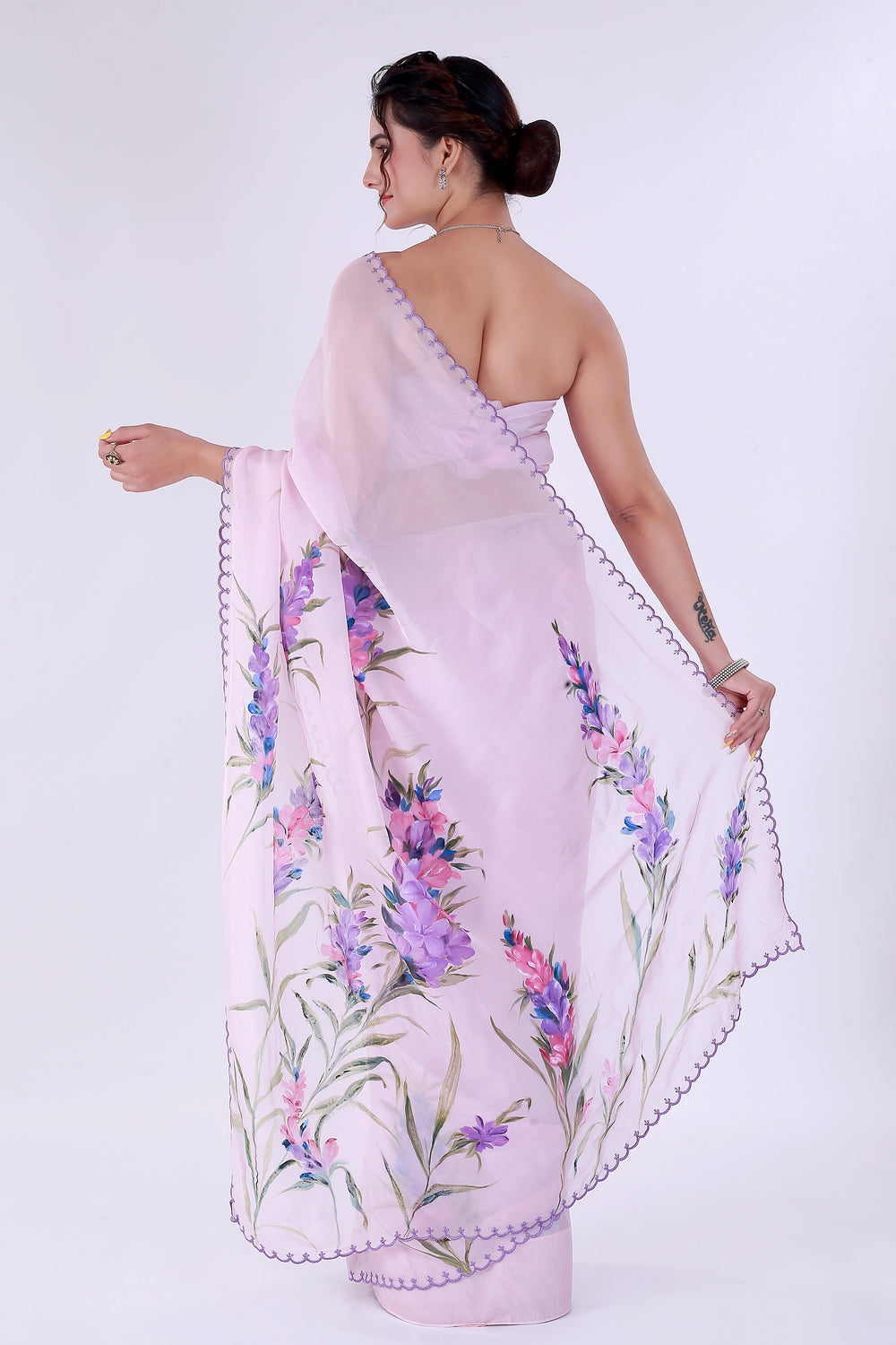 Love Lavender Saree – Lavender Romance - Nirsha