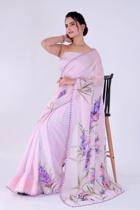 Love Lavender Saree – Lavender Romance - Nirsha