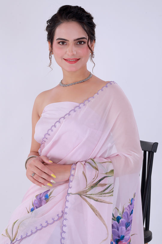 Love Lavender Saree – Lavender Romance - Nirsha