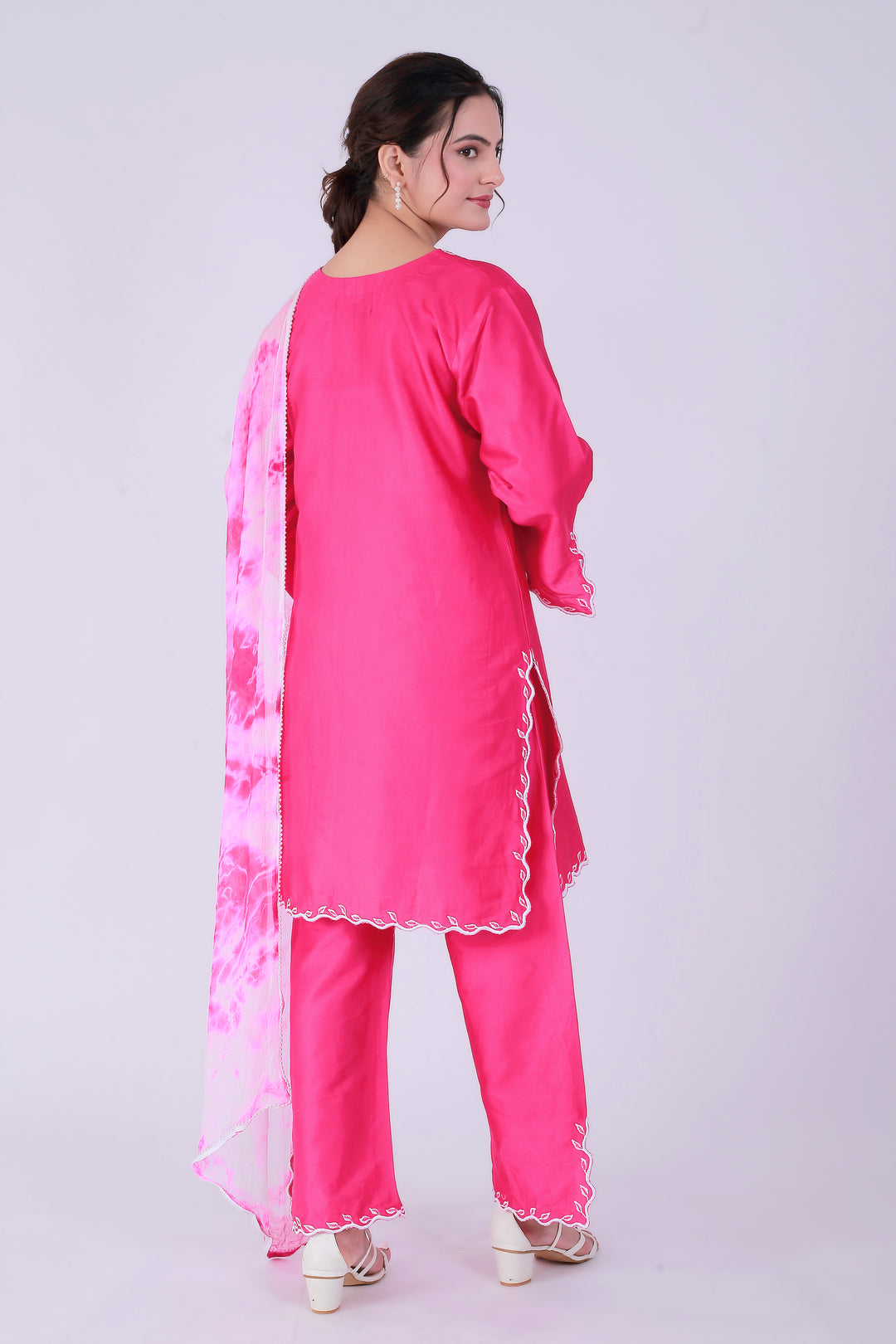 Tie-Dye Pink Patti Suit Set – Blush of Spring - Nirsha