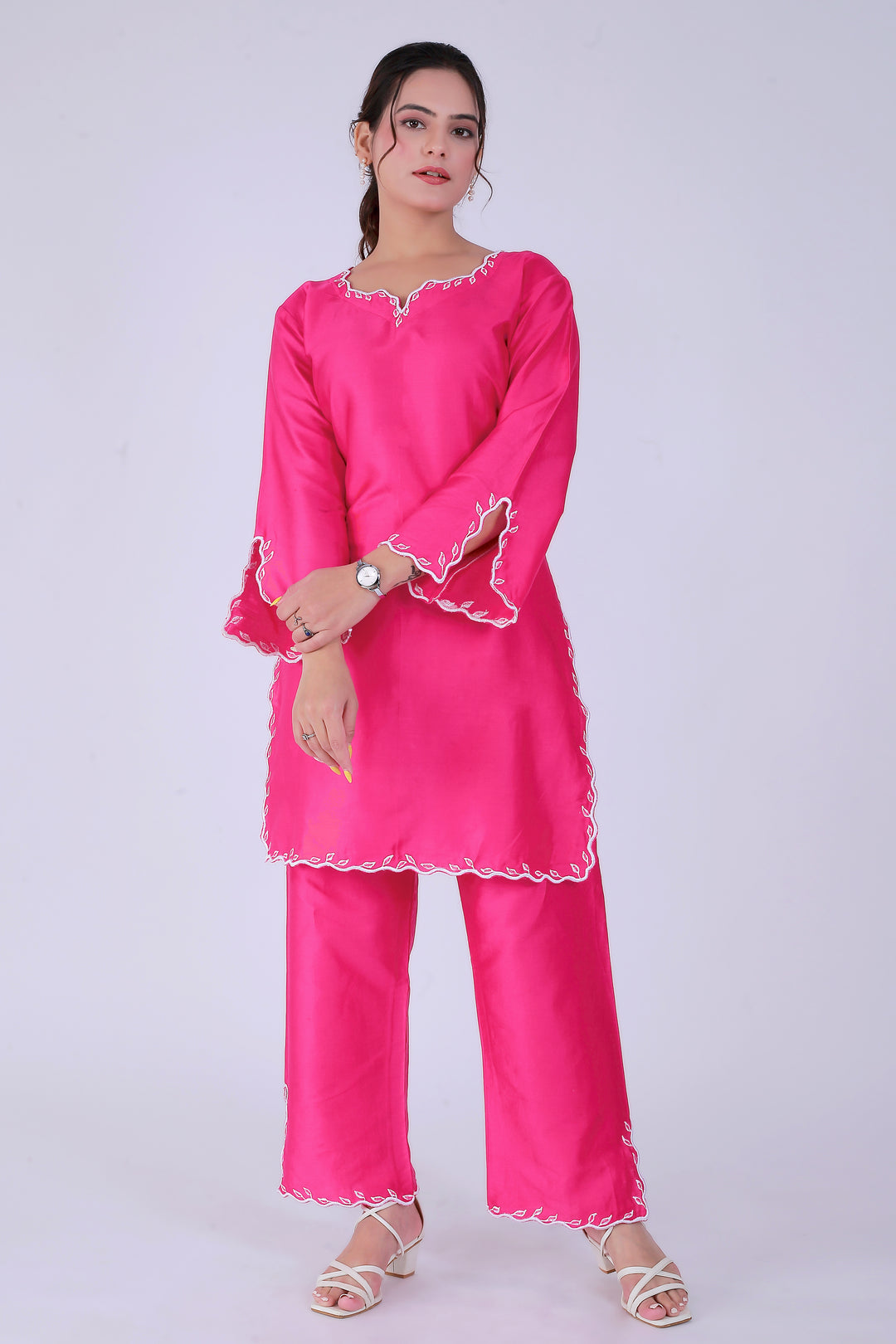 Tie-Dye Pink Patti Suit Set – Blush of Spring - Nirsha